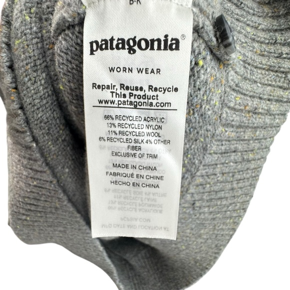 Patagonia Wool Blend Off Country Hoody Medium Gray Women’s SZ L - Picture 5 of 8